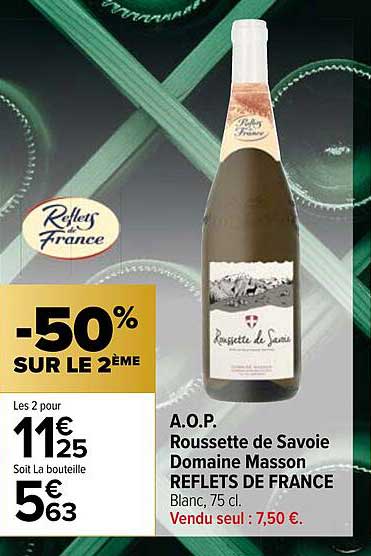 a.o.p. roussette de savoie domaine masson reflets de france