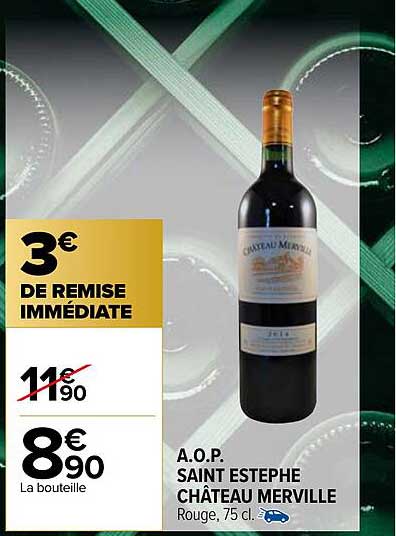 a.o.p. saint estèphe château merville