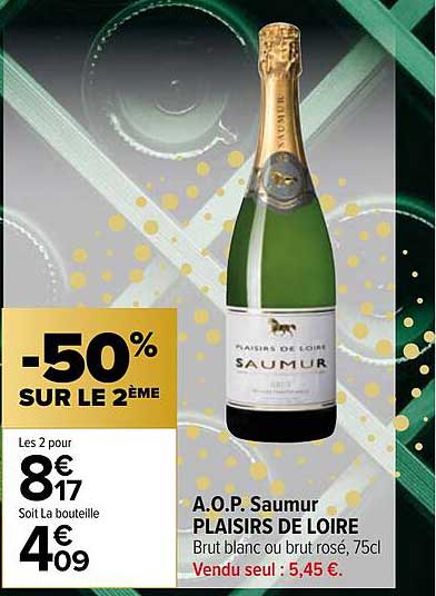 a.o.p. saumur plaisirs de loire