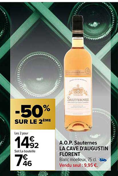 a.o.p. sauternes la cave d'augustin florent