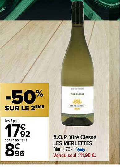 a.o.p. viré clessé les merlettes