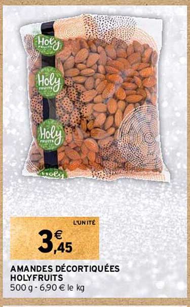 Amandes Décortiquées Holyfruits
