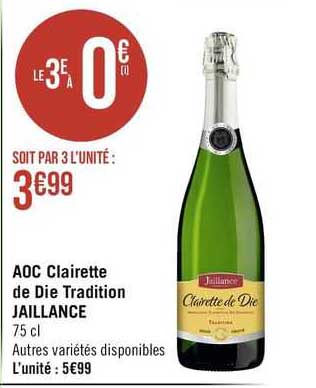 aoc clairette de die tradition jaillance