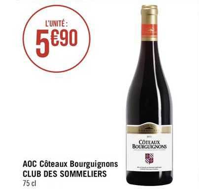 aoc côteaux bourguignons club des sommeliers