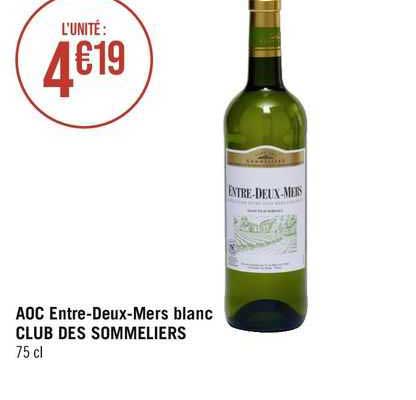 aoc entre-deux-mers blanc club des sommeliers