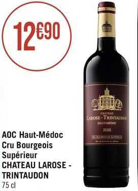 aoc haut-médoc cru bourgeois supérieur château larose - trintaudon