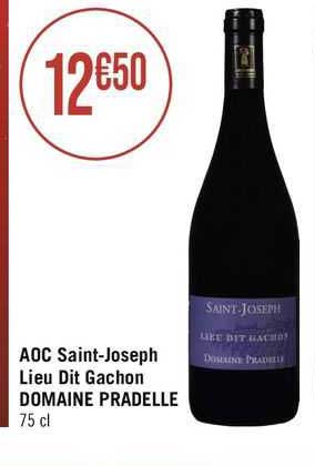 aoc saint-joseph lieu dit gachon domaine pradelle