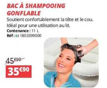 Bac à Shampoing Gonflable