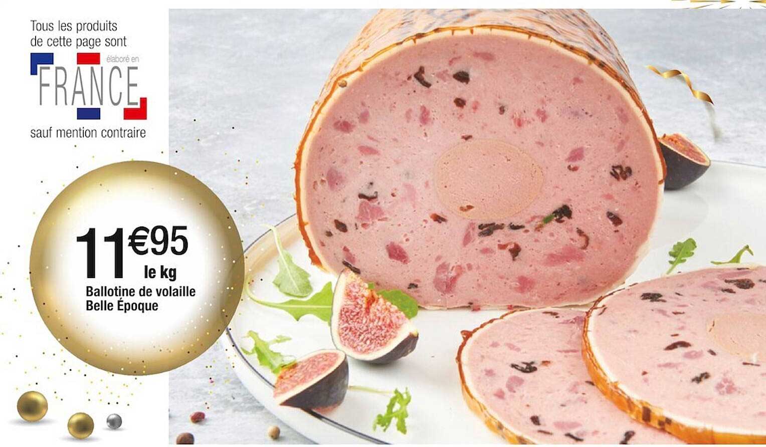 ballotine de volaille belle époque