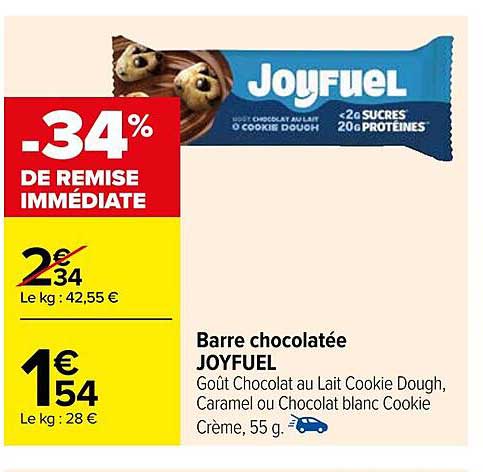 barre chocolatée joyfuel