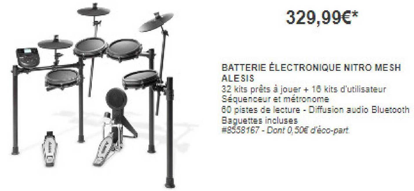 batterie électronique nitro mesh alesis