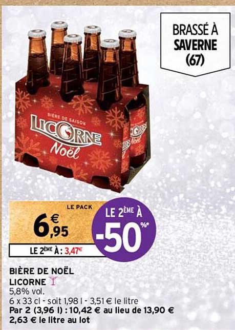 Bière De Noël Licorne