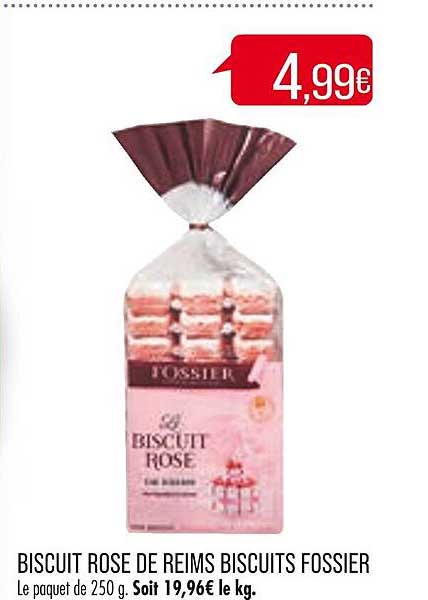 biscuit rose de reims biscuits fossier