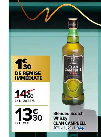 blended scotch whisky clan campbell