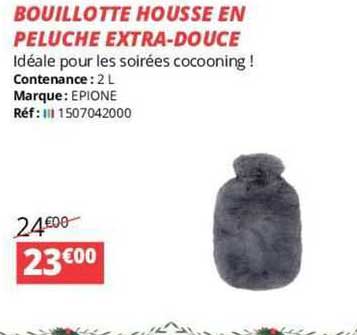 Bouillotte Housse En Peluche Extra-douce