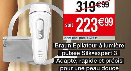 braun épilateur à lumière pulsée silk.expert 3