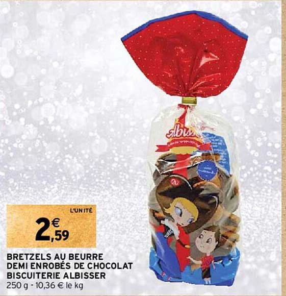 bretzels au beurre demi enrobés de chocolat biscuiterie albisser