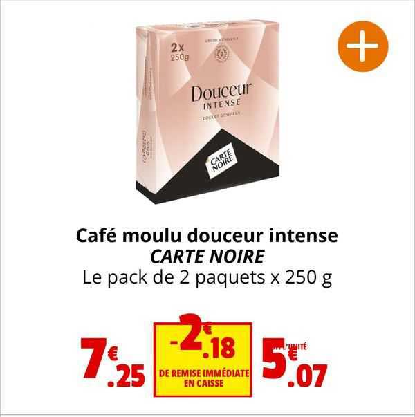 Café Moulu Douceur Intense Carte Noire