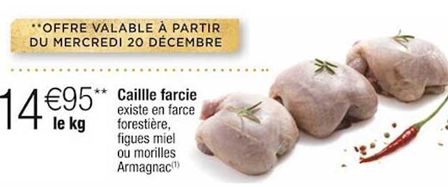 caille farcie