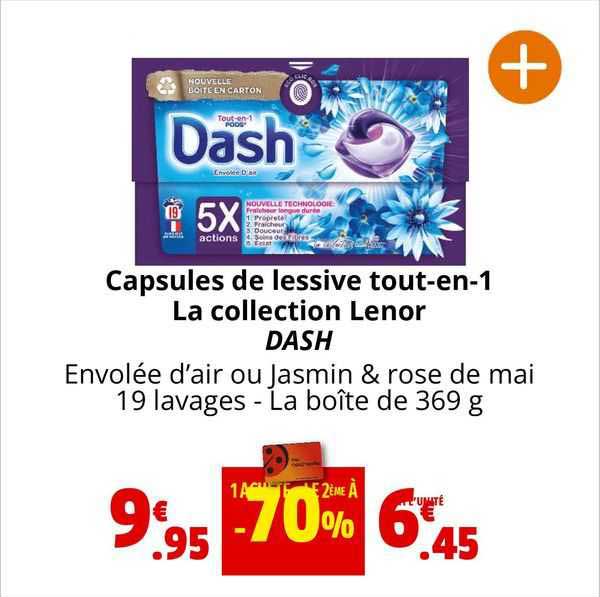 Capsules De Lessive Tout-en-1 La Collection Lenor Dash