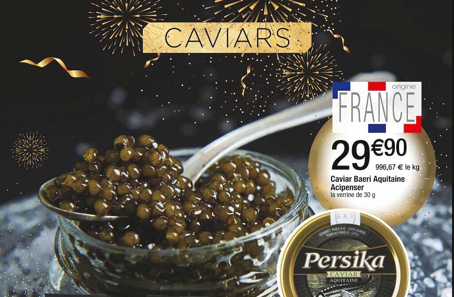 caviar baeri aquitaine acipenser