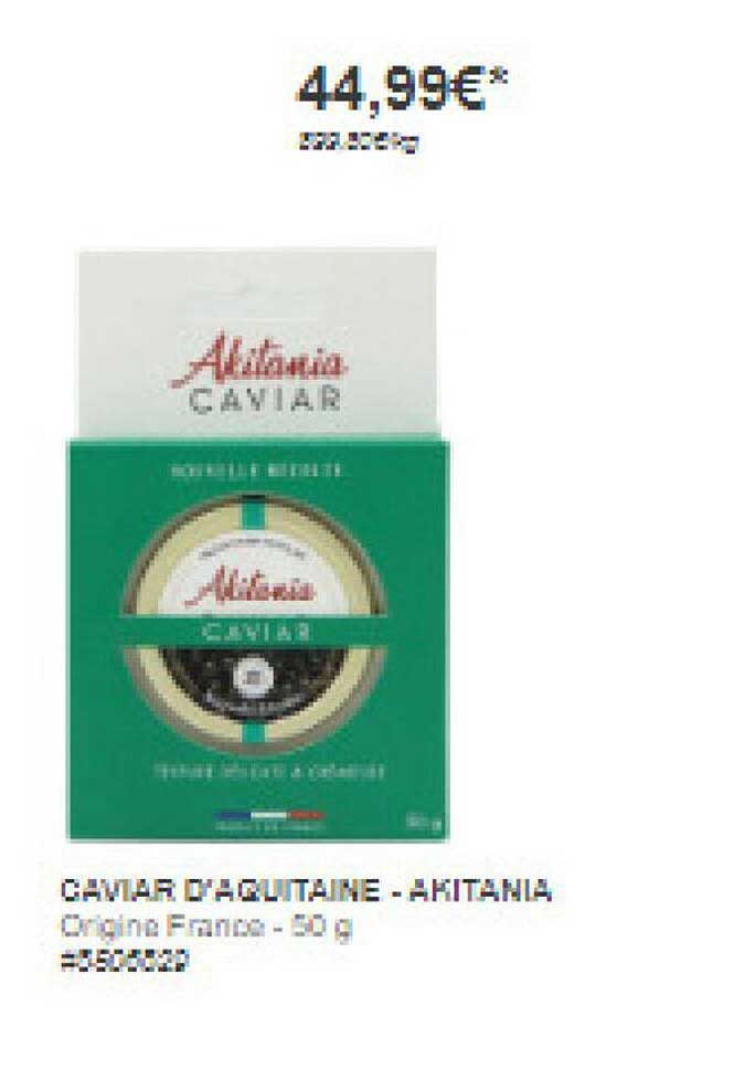 caviar d'aquitaine - akitania