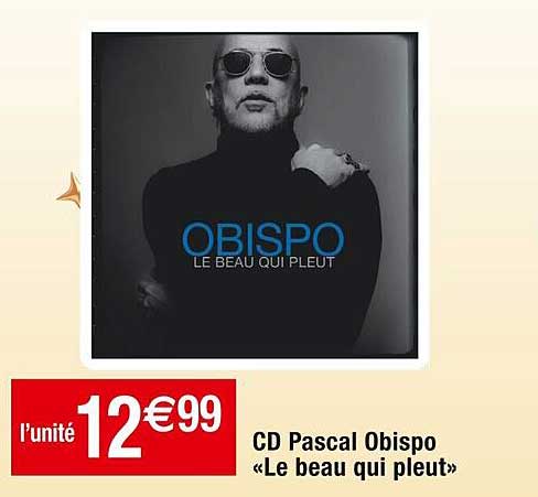 cd pascal obispo «le bau qui pleut»