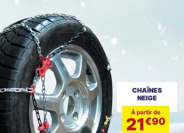 chaînes neige