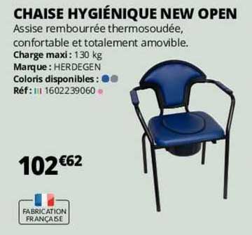 chaise hygiénique new open