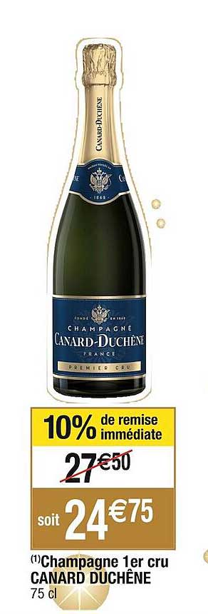 champagne 1er cru canard duchêne