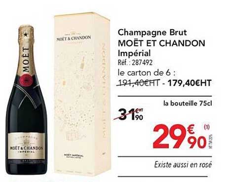 champagne brut moët et chandon impérial