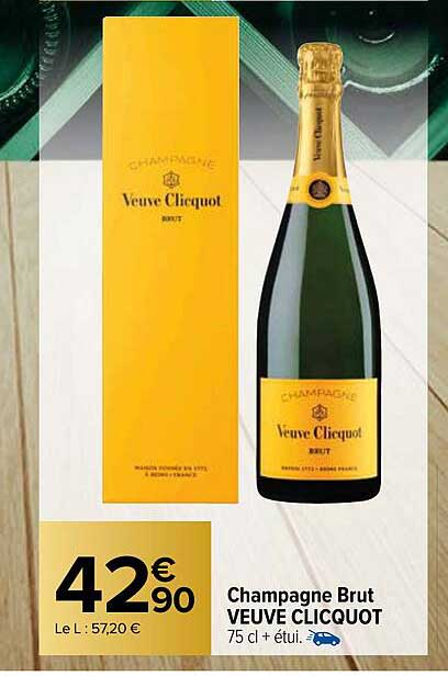 champagne brut veuve clicquot