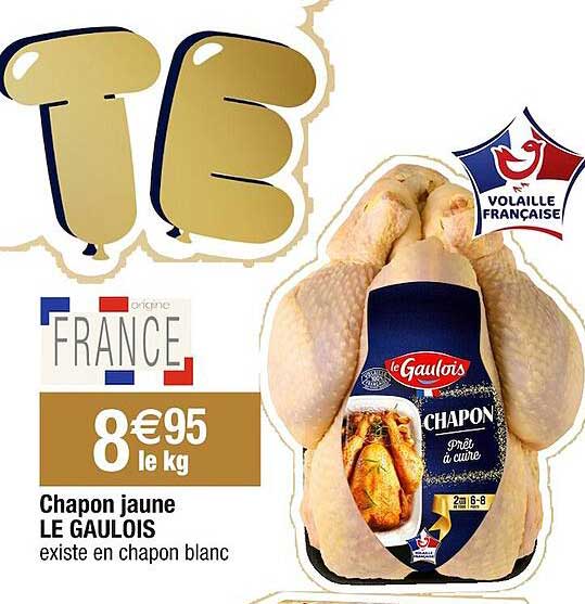 chapon jaune le gaulois