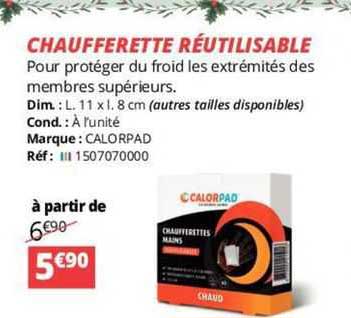 chaufferette réutilisable