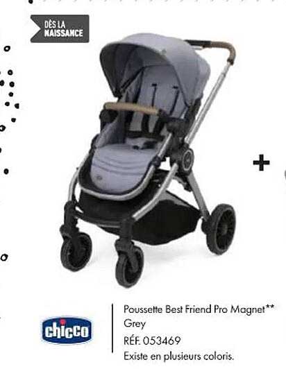 chicco poussette best-friend pro magnet grey