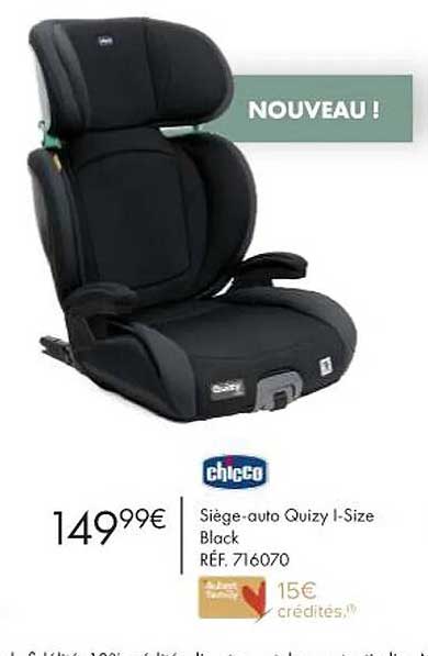 chicco siège-auto quizy i-size black