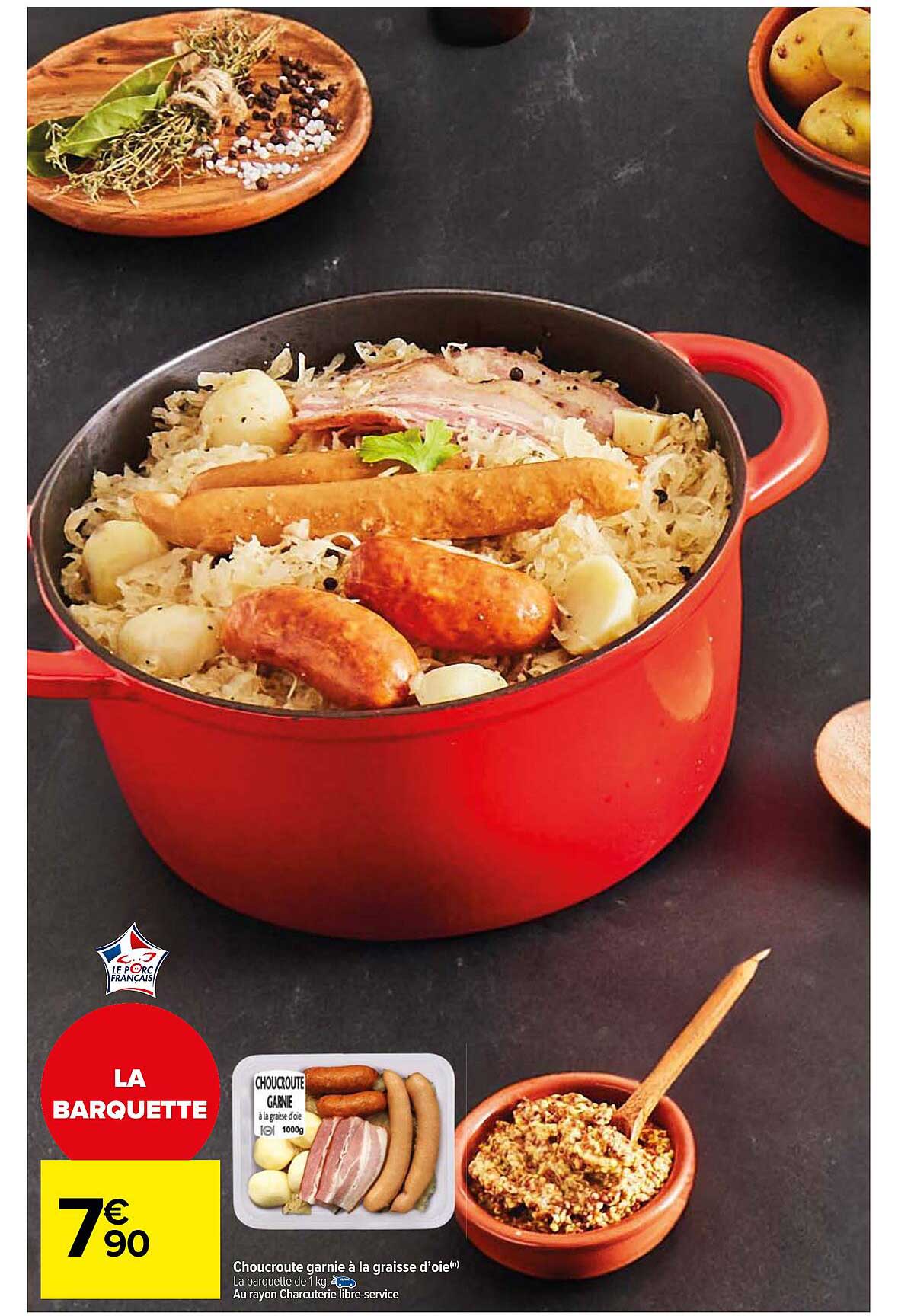 choucroute garnie à la graisse d'oie