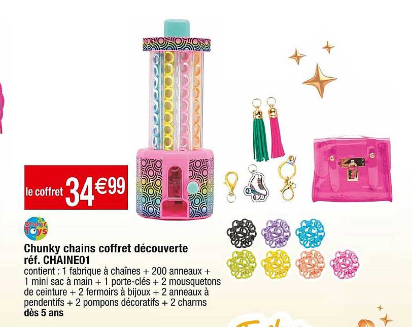 chunky chains coffret découverte best of toys