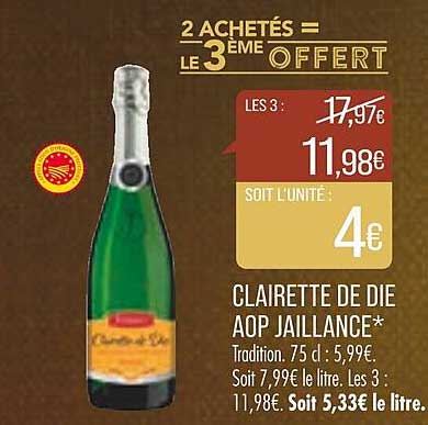 clairette de die aop jaillance