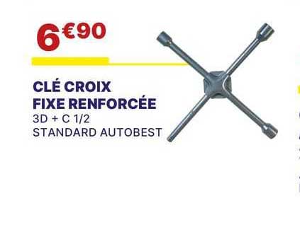 clé crois fixe renforcée