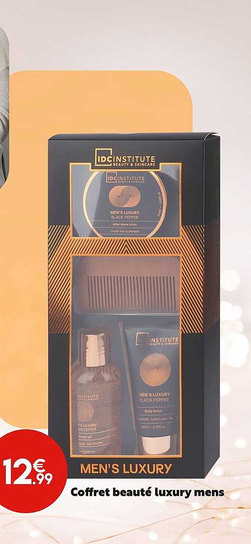 coffret beauté luxury mens