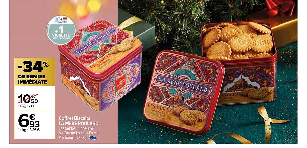 coffret biscuits la mère poulard