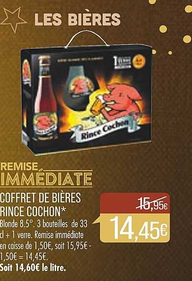 coffret de bières rince cochon