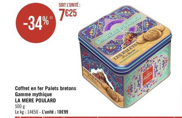 coffret en fer palets bretons gamme mythique la mère poulard