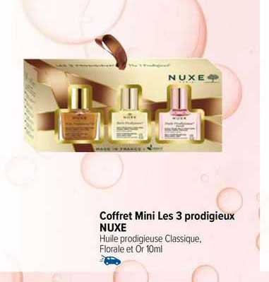 Coffret Mini Les 3 Prodigieux Nuxe