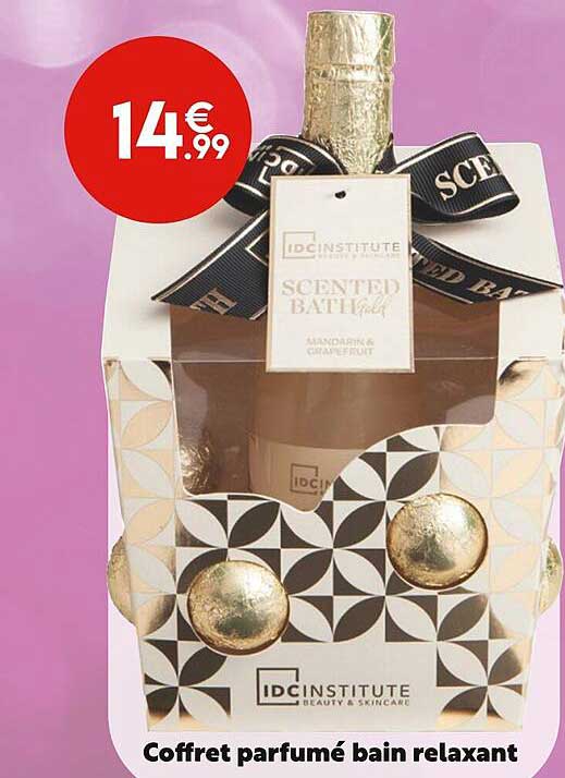 coffret parfumé bain relaxant