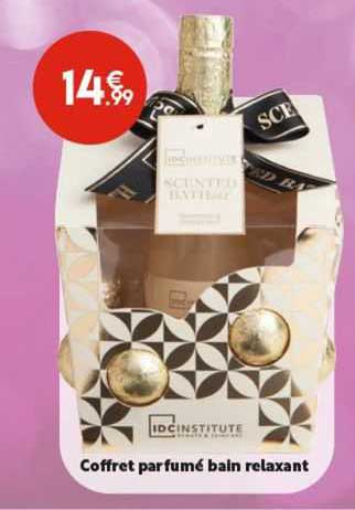 coffret parfumé bain relaxant
