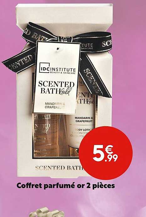 Coffret Parfumé Or 2 Pièces