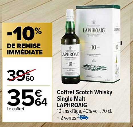 coffret scotch whisky single malt laphroaig