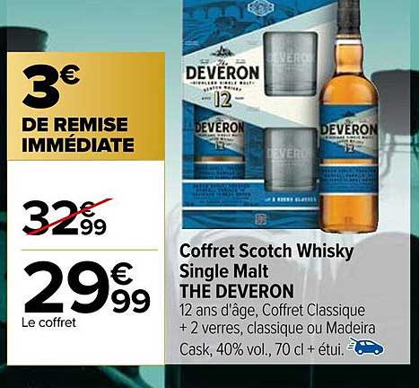 coffret scotch whisky single malt the deveron